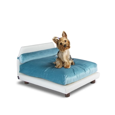 Club Nine Pets Lido Orthopedic Dog Bed  Large  Aqua.