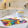thumbnail image 2 of IAUYY 18 x 24 Inch Dish Drying Mat Dish Drying Mat Microfiber Kitchen Mats Large Counter Absorbent Dish Pad Drainer Rack A Sense Of Fantasy, 2 of 8