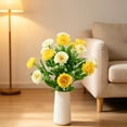 thumbnail image 5 of CoreLiving Silk Sunflower Arrangement Artificial Flowers for Grave Vase Memorial Day Decorations and Summer Wedding Party Table Decor 1 Pack, 5 of 8