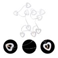 thumbnail image 4 of CIMAXIC LED Light 1pc Love Heart Modeling Lamp String Romantic String Light Decorative Light,1.77"X1.77"X47.24", 4 of 4