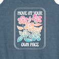 thumbnail image 3 of Instant Message - Move At Your Own Pace - Women's Racerback Tank Top, 3 of 6