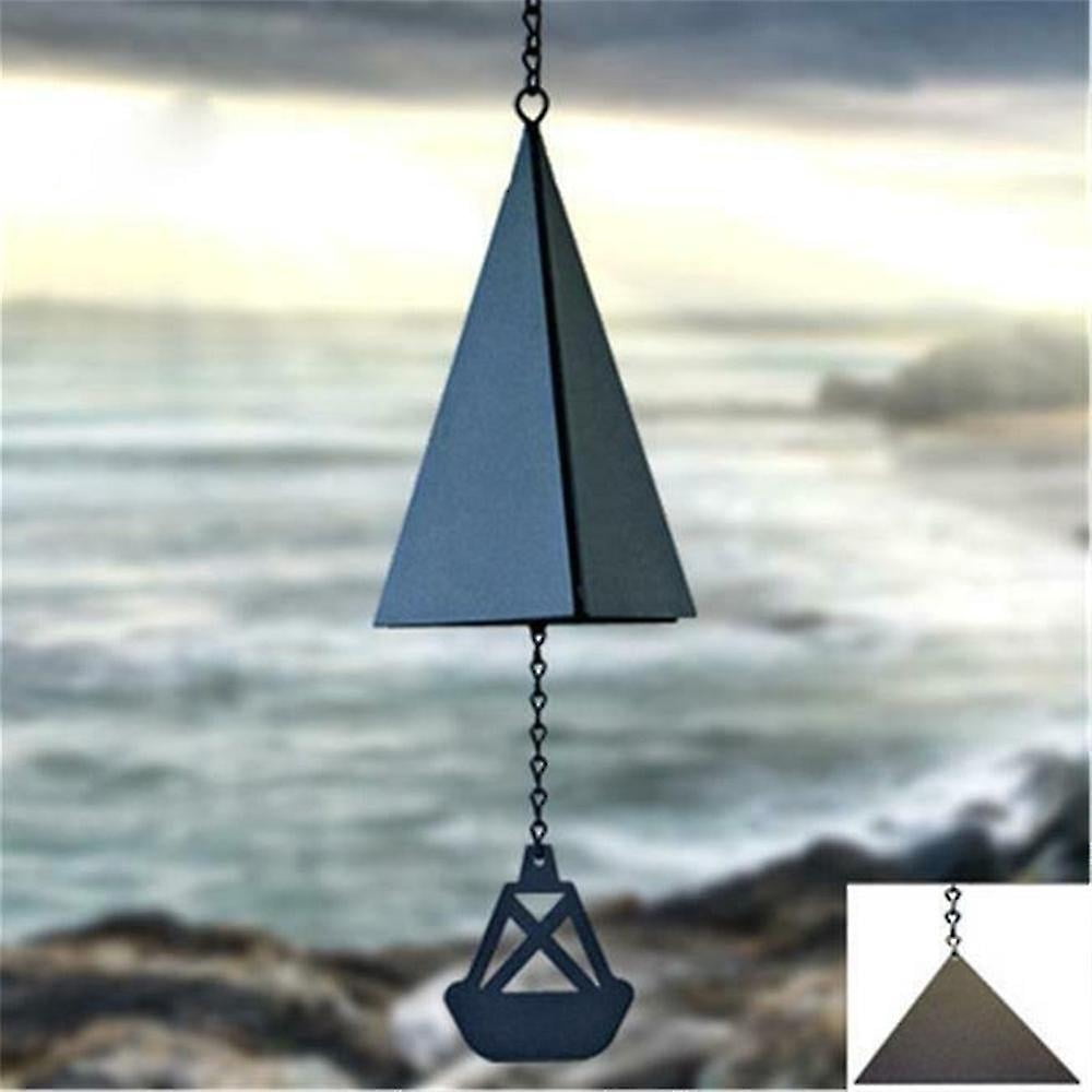 Triangle Wind Chime Pendant Garden Holiday Wind Bell Decor