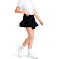 thumbnail image 2 of mgoYE School Uniform Skirt Girls 6M-13T Cotton Elastic Waist Comfortable Jean Skirt(Black,12-13 Years), 2 of 7