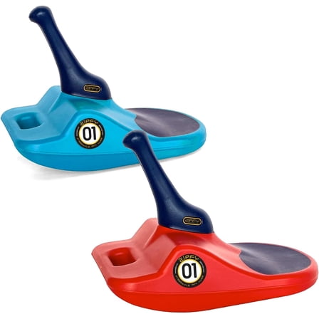 Zipfy Freestyle Mini Luge Snow Sled – Made in USA – Lightweight Steerable Sit-Down Racer