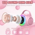 thumbnail image 3 of Máquina de karaoke Hockvill Mini para niños con 2 micrófonos Bluetooth, 3 of 7
