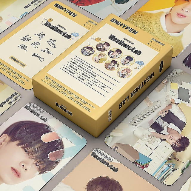 Paquete de 55 tarjetas Lomo Kpop Enhypen Ggu Ggu, nuevo álbum de fotos. Dimensión: Dilema, tarjeta fotográfica de colección para fans de Enhypen.