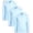 Light Blue, variant on Beverly Hills Polo Club Girls' School Uniform Shirt – 3 Pack Long Sleeve Polo T-Shirt (Size: 4-16)