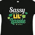 thumbnail image 4 of Inktastic Saint Patrick's Day Sassy Lil' Lassie with Shamrocks Boys or Girls Toddler T-Shirt, 4 of 5