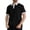 Black, variant on Adult Mens Polo T Shirts Short Sleeve Button Polo Tees Lightweight Black Clothes for Men