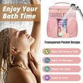 thumbnail image 2 of Large Toiletry Bag for Women Men,Bathroom Bag,Water Resistant Portable Shower Caddy for College Dorm,Hanging Toiletry Bags for Traveling,Gym Camping Cruise Ship Travel Essentials Shower Bag, 2 of 5