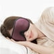 thumbnail image 4 of (negro) Antifaz para dormir, antifaz de malla de seda 3D, antifaz para dormir cómodo y transpirable para mujeres, hombres, almohadillas para la nariz elevadas, gafas para dormir que bloquean la luz, 4 of 5