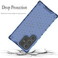 thumbnail image 5 of Clear Case for Samsung Galaxy S24 Ultra (Not S24), Non-Yellowing Anti-Scratch Back Slim Honeycomb Shockproof Phone Bumper Cover Case for Samsung Galaxy S24 Ultra Transparent Blue, 5 of 16