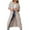 Beige, variant on Clearance LYXSSBYX Winter Coats for Women Plus Clearance Women Fashion Casual Warm O-Neck Solid Coat Long Outerwear Sweater Knit Cardigan