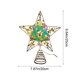 thumbnail image 3 of CaiYueKe 8 x 10 Inch Christmas Tree Topper Iridescent Star with Lights Tree Topper LED Christmas Star Treetop Decoration Xmas Iridescent Decor for Xmas Holiday Party Decorations, 3 of 7