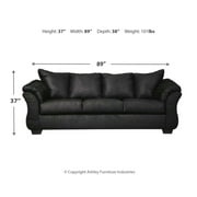 Signature Design by Ashley Darcy Fabric Sofa in Cobblestone