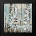 thumbnail image 2 of Woods, Maya 12x12 Black Modern Framed Museum Art Print Titled - Winter Birch I, 2 of 5