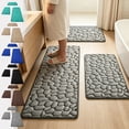 thumbnail image 7 of 2 Pack Mixed Color Diatomaceous Earth Bath Mats,Quick Dry Super Absorbent Shower Rug with Non-Slip Rubber Back,Water Resistant Floor Mat for Bathroom Tub And Sink Area, 7 of 7