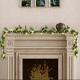 thumbnail image 5 of 5.7ft Smokey Christmas Garland with Lights & Pine Cones, Prelit Natual Rustic Cedar Pine Garland with Pine Cones for Home New Year, Mantle, Fireplace, Indoor Outdoor Xmas Decor(Green,69x2"), 5 of 9