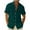 Green, variant on Up to 65% Off T-shirts for Man, Men Casual Color Blocked Turndown Collar Button Short Sleeved Shirt 3XL, Wine