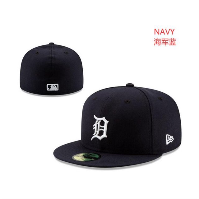 Kansas City Royals MLB Tapas Bordadas Detroit Tigers New York Mets Gorra De Algodón De Sellado Completo