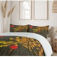 thumbnail image 6 of Ambesonne Oriental Duvet Cover Set, Autumn Tree Vintage Art, King, Orange Brown and Red, 6 of 6