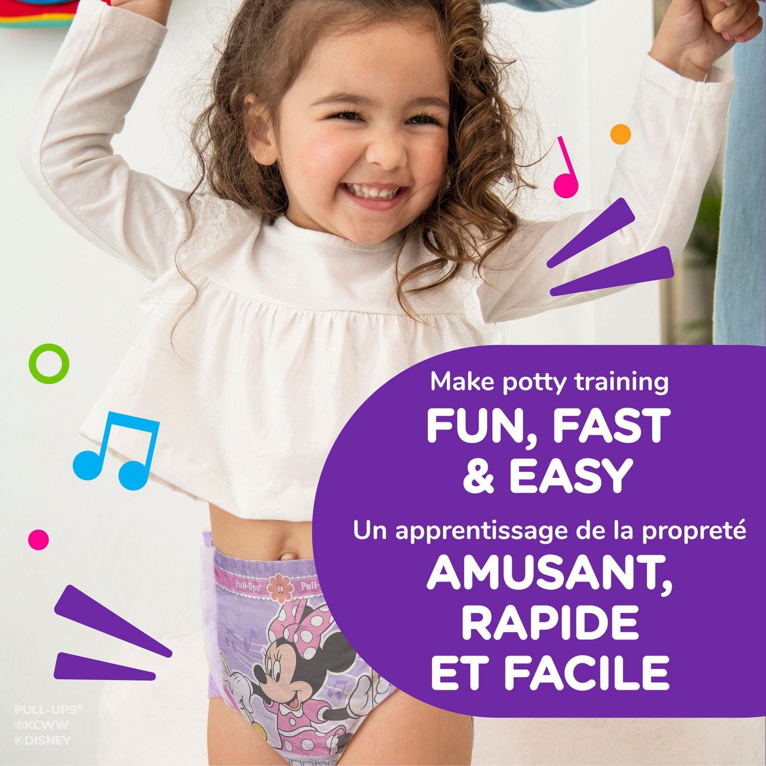 Pull-Ups Girls' Potty Training Pants, Economy Pack, Size: 2T - 6T, Size: 2T - 6T | 104 - 66 Count