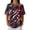 #02 Navy, variant on Womens 250 Anniversary T Shirt United States American Flag Print V-Neck Button Down Polo Shirts Red White Blue Loose Fit Stretchy Casual Spring T-Shirt,M,#02 Sky Blue