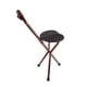 thumbnail image 2 of Portable Metal Folding Chair Travel Stool, 2 of 4