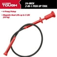 thumbnail image 3 of Hyper Tough 24-Inch 2-in-1 Magnetic and 4-Prong Pickup Tool, Steel, 3 of 11