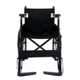 thumbnail image 2 of Silla de Ruedas Todo Terreno con Descansapies | Plegable, Estructura de Acero, Reposapies Abatible, Soporta hasta 100 Kg, 2 of 5