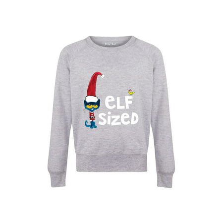 Pete The Cat Elf Sized (Or Elf In Training) - Youth Girls Slouchy