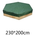 thumbnail image 4 of Sandbox Cover with Drawstring, Sandpit Cover Oxford Cloth Hexagon, Dustproof Waterproof Top Lid, 4 of 4