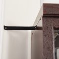thumbnail image 6 of 70" H Lighted Curio Cabinet, Corner Display Case with Adjustable Glass Shelves, Wooden Display Cabinet with Mirrored Back Pane for Living Room, Cherry, 6 of 9