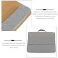 thumbnail image 4 of Milisten 1Pc Ergonomic Foldable Laptop Table for Home Use Khaki with Stable Cushion Support, 4 of 4