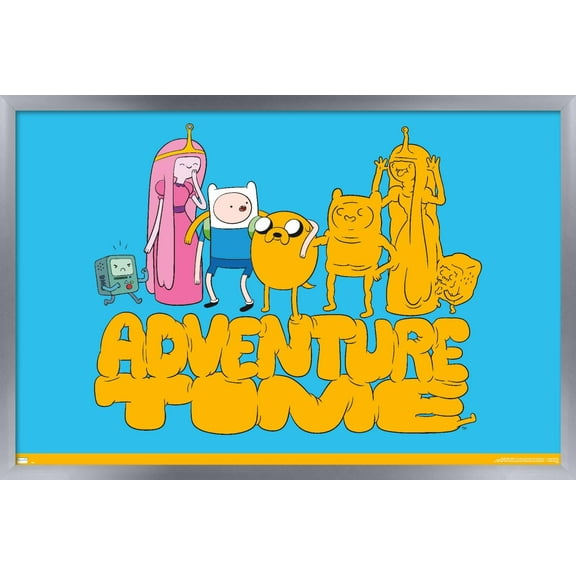 Adventure Time - Stretch Wall Poster, 22.375" x 34" Framed