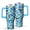 Sky-blue, variant on Camouflage 40oz Tumbler– Stainless Steel Insulated Tumbler with Handle and Straw, Large Capacity Travel Cup for Hot & Cold Drinks