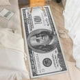thumbnail image 4 of 100 Dollars Print Area Rug with Non-Slip Backing  Modern Home Decor Carpet Runner Mat Indoor Floor Mats Rugs, 4 of 9