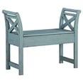 thumbnail image 1 of Ashley Meuble Signature Design - Banc d'Accent de Rangement Héron Ridge - Finition Bleu Antique - Siège à Charnière, 1 of 4