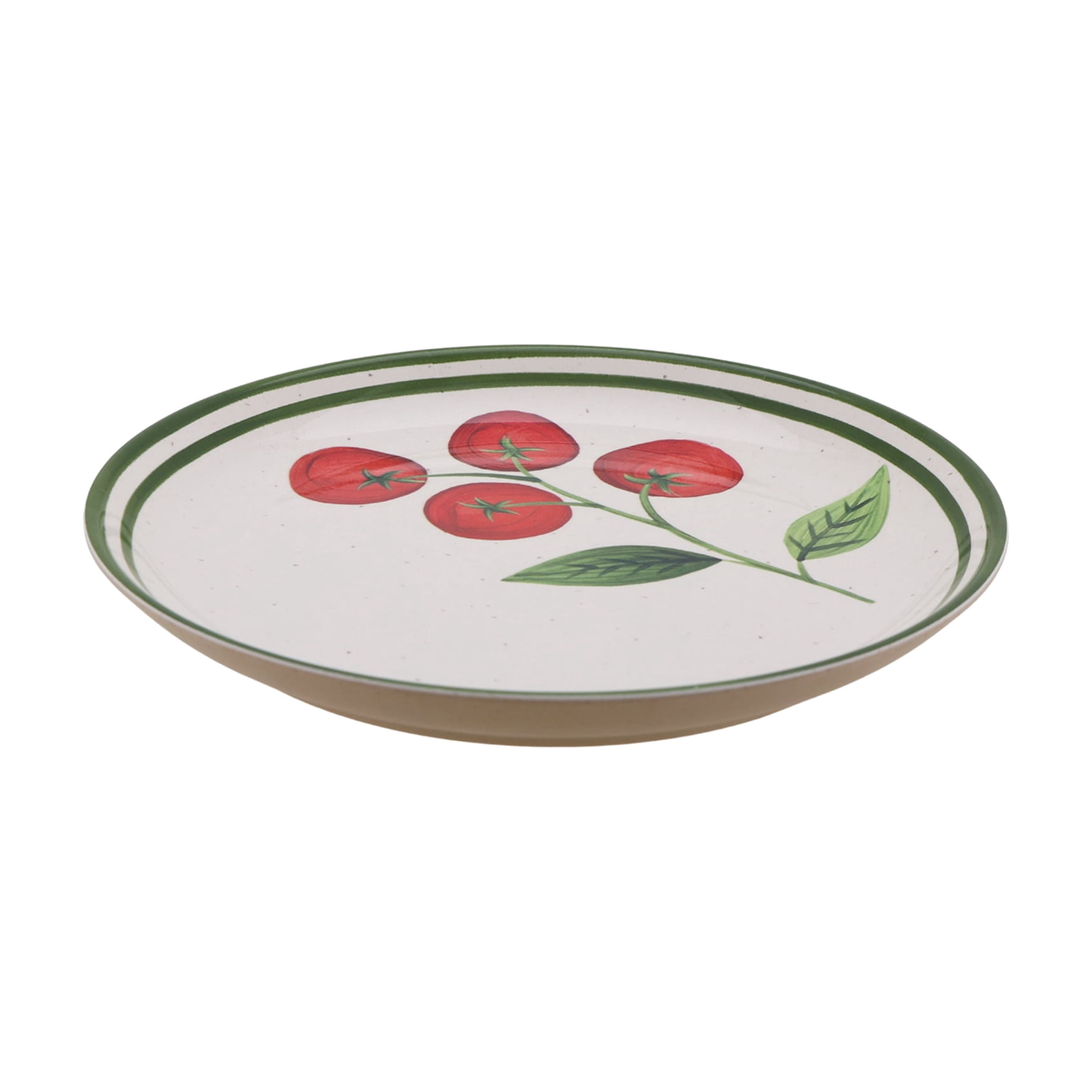 Better Homes & Gardens 12-Piece Bamboo Melamine Tomato Design Dinnerware Set