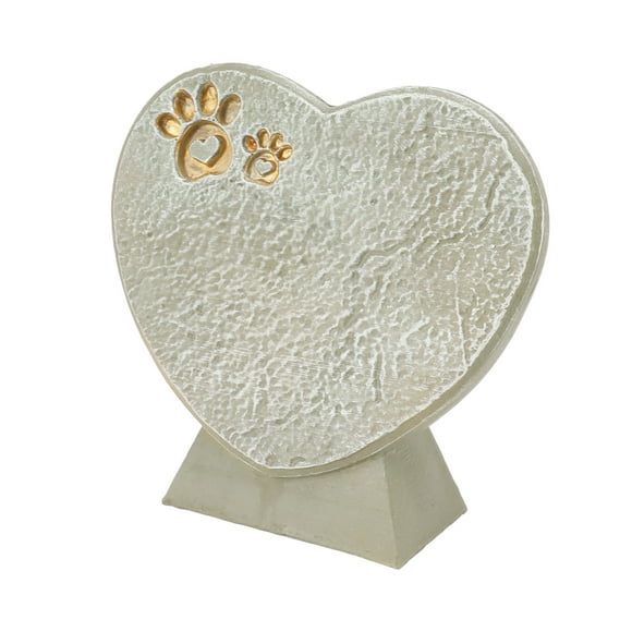 Heart Shaped Memorial Stone, Cat Dog Grave Marker Waterproof and Weatherproof Pet Plaque Headstone Memory Condolence Gifts for Pet Loss, Outdoor Courtyard Decor Ornaments Standing