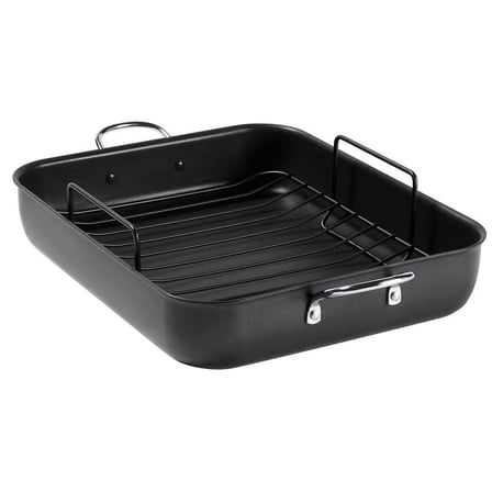 Simply Cook 13"x16" Nonstick Roaster Black