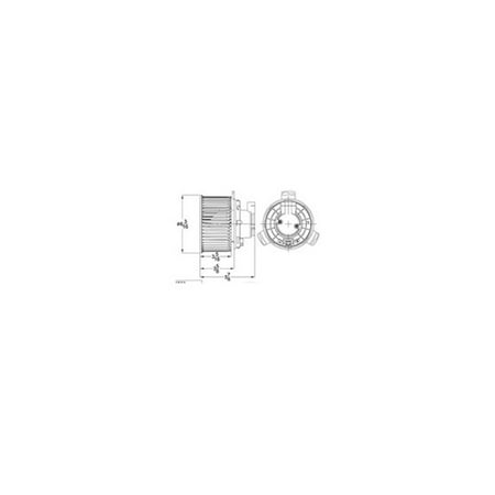 Replacement TYC 700284 Blower For 10-13 Mazda 3 BBM461B10