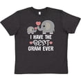 thumbnail image 3 of Inktastic Best Gram Ever Grandchild Gift Youth T-Shirt, 3 of 5