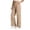 F21-Khaki, variant on FYDUU Girls Dress Pants Kids Wide Leg School Uniform Pants High Waisted Straight Leg Pull On Chino Trousers with Pockets Relaxed Slacks 12-13 Years