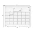 thumbnail image 3 of Shoe Cabinet, 24 Pair Freestanding Shoe Rack Storage Organizer, Modern Shoe Storage Cabinet with Shelves for Hallway Bedroom Closet Entryway (White), 3 of 9