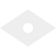 thumbnail image 4 of 28"W x 18 5/8"H x 5"ID x 9 3/4"C x 1"P Diamond Architectural Grade PVC Contemporary Ceiling Medallion, 4 of 11