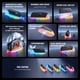 thumbnail image 5 of Pack de 2 ratones recargables Switch2 para mano izquierda y derecha con base magnética y luz ambiental para mandos Joy-Con de Nintendo Switch 2, 5 of 10
