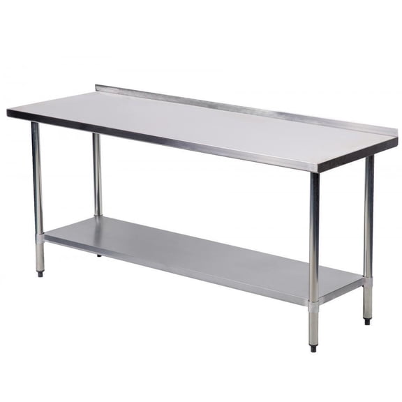 24"x60" Stainless Steel Work table with Backsplash Kitchen Restaurant table EB