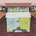 thumbnail image 1 of Flor Boho Ropa de Cama Colorido Funda Nórdica Bohemio Juego de Dormitorio, Floral Edredón, 1 of 6