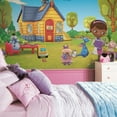 thumbnail image 2 of Doc Mcstuffins Spray and Stick Wallpaper Mural, 2 of 2